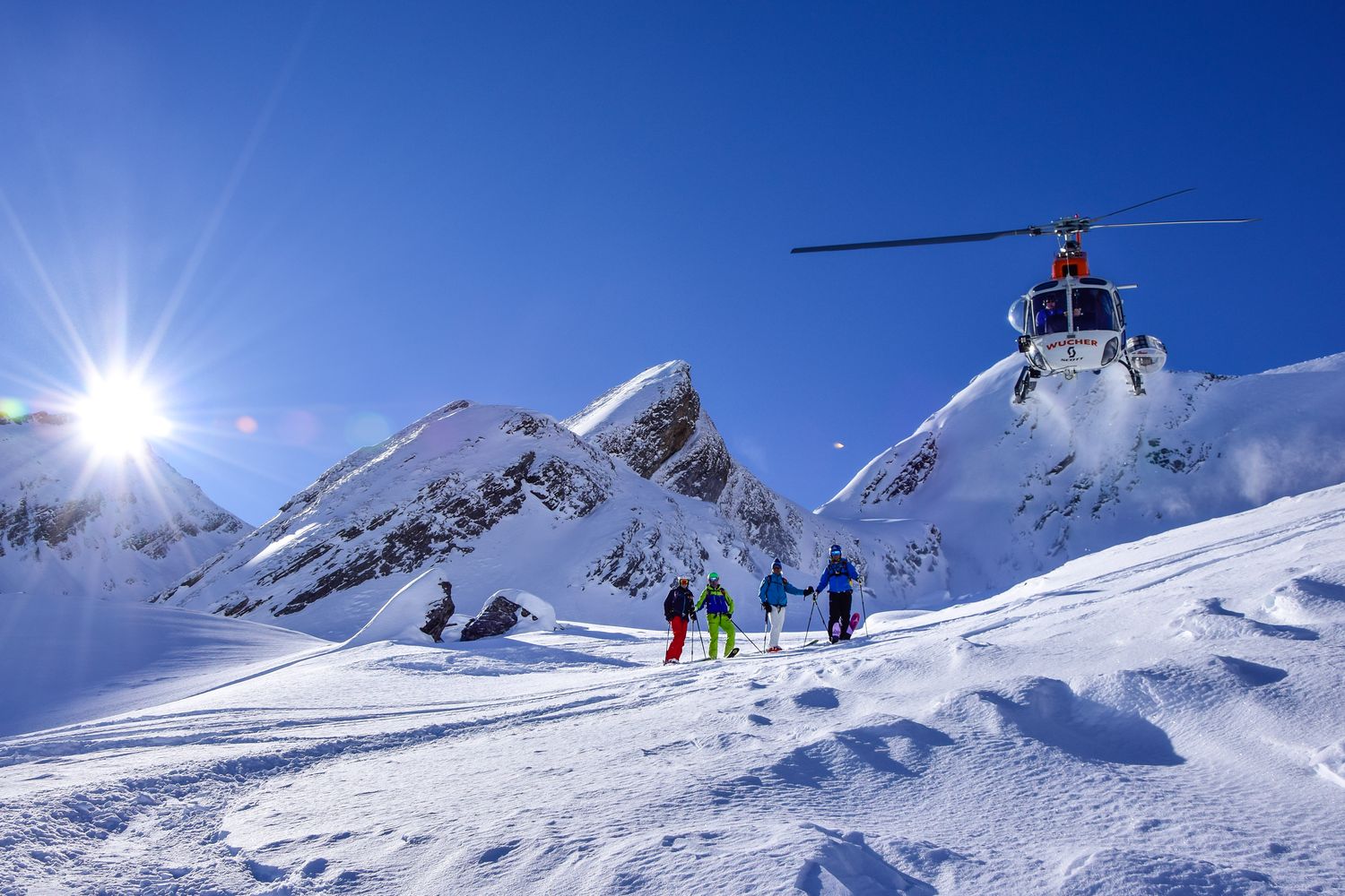 Heliskiing